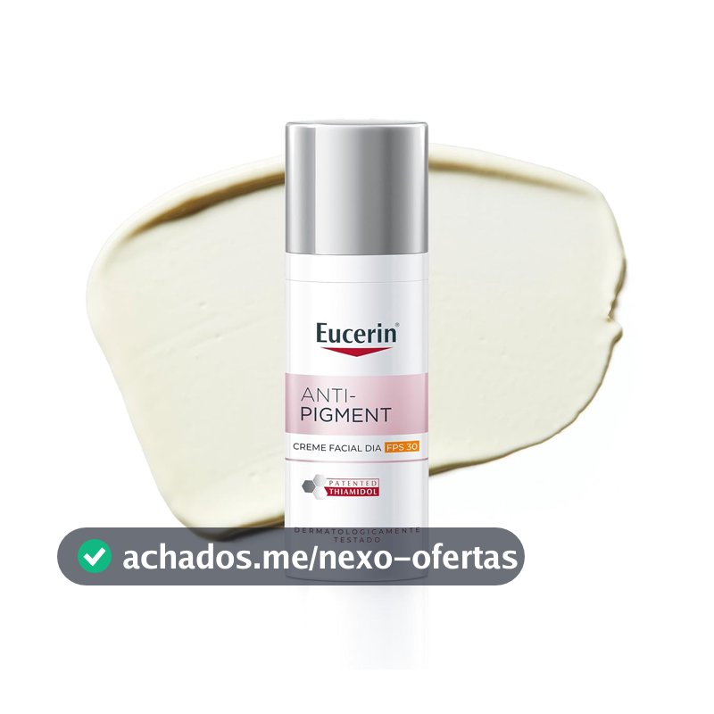 EUCERIN Creme Facial Antimanchas Dia FPS30 50ml, Anti-Pigment, Clareador, Thiamidol, Diurno