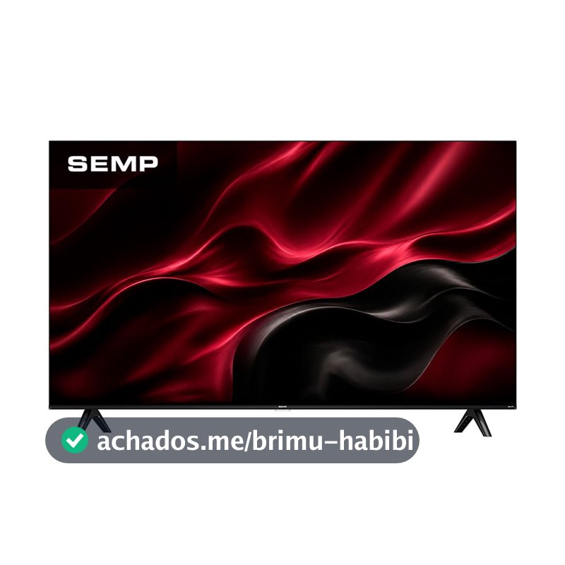 Smart TV Semp 43 Polegadas LED Full HD S42R Roku TV Wi-Fi Dolby Audio Brilho até 240 Nits 43S42R