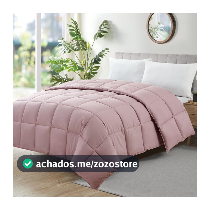 Camesa Edredom Ecopluma Toque de Pluma Queen 240x260cm - Rosé