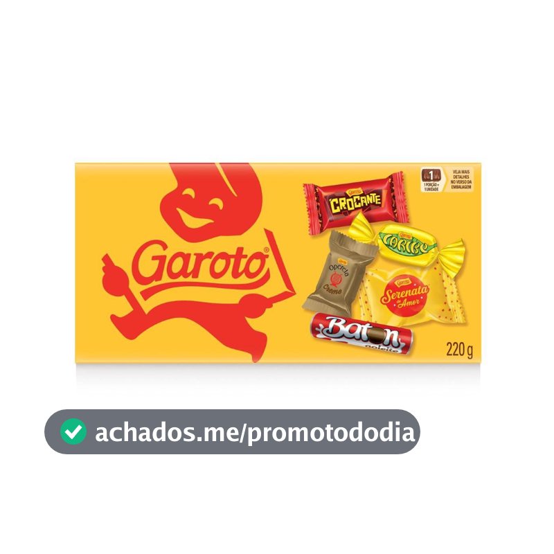 Bombom GAROTO Sortido Caixa 220g