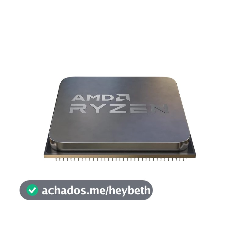 Processador AMD Ryzen 7 5700X, 3,4 GHz, 8 núcleos, 16 threads, cache de 32 MB, soquete AM4, OEM