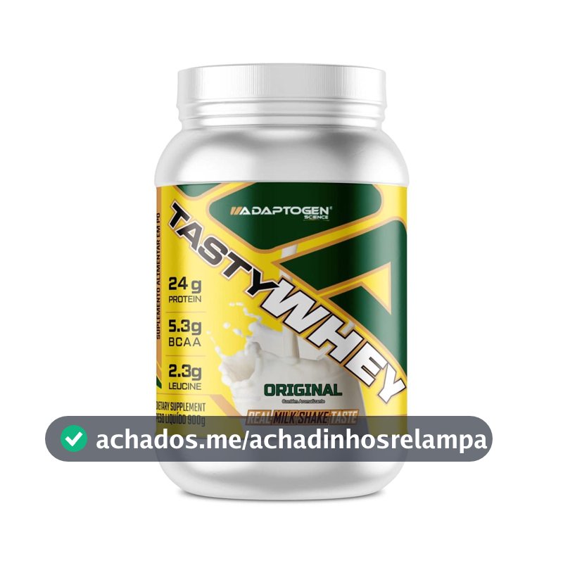 Adaptogen Tasty Whey Original 900g (Embalagem Pode Mudar)
