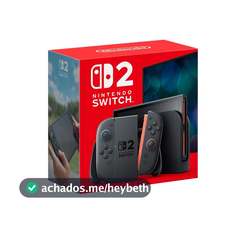 Console Nintendo Switch 2 - Modelo Nacional de Tomada
