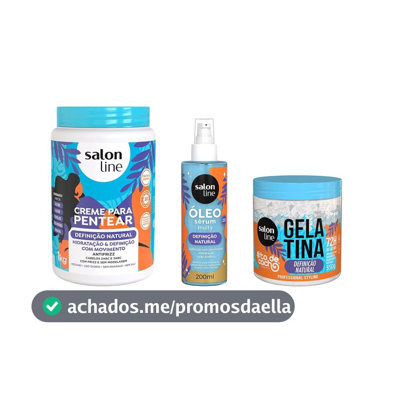 Salon Line Kit Completo Definição Natural