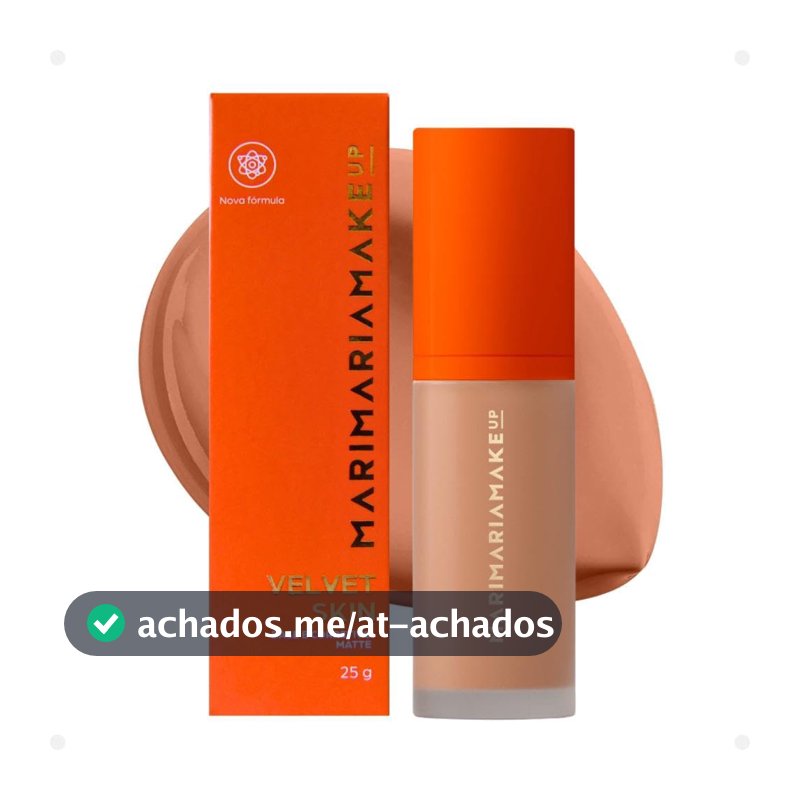 Base/Corretivo Mat Velvet Skin - Caramelo Mari Maria