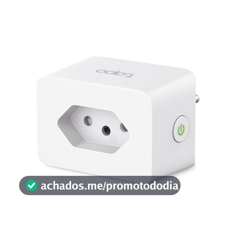 TP-Link Tapo P110 Tomada Inteligente Wi-Fi, bivolt 10A/2400W, monitoramento de energia, economia, proteção, controle remoto, Alexa, Google e SmartThings