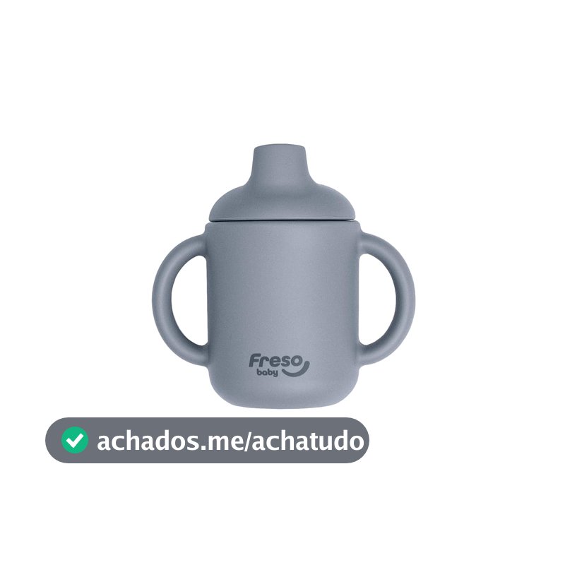 Freso Baby Copo De Transição Alimentação Do Bebê Treinamento Introdução Alimentar Infantil Blw Silicone Livre De Bpa Suave Não Quebra Cor Cinza