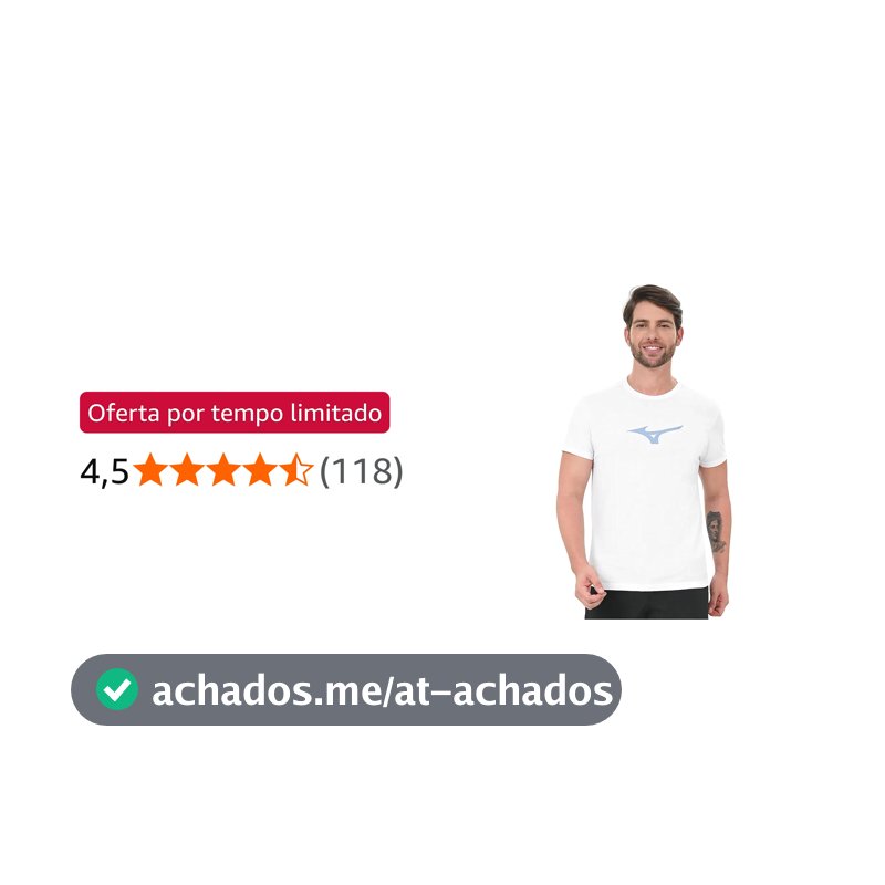Camiseta Mizuno Lifestyle Masculina