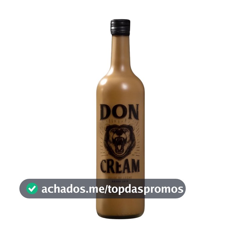 Licor Don Cream Dulce de Leche Don Luiz 750ml - Coquetel Alcoólico de Doce de Leite