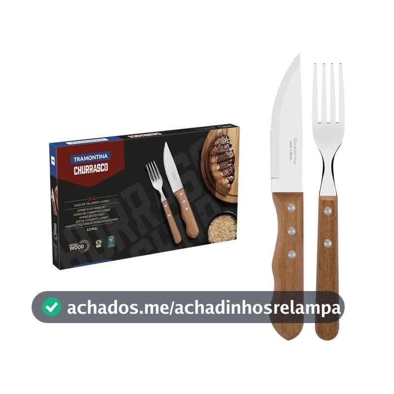 JOGO CHURRASCO INOX 12PC DYNAMIC