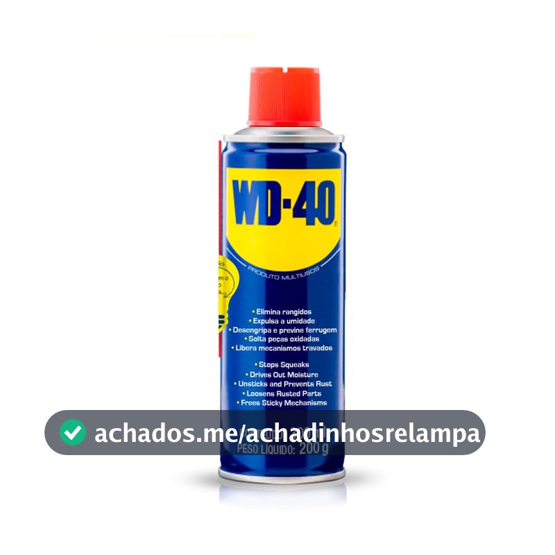 WD-40 Fórmula Original - Produto Multiusos Aerossol 300ml, 200g - Desengripa, lubrifica e protege contra ferrugem