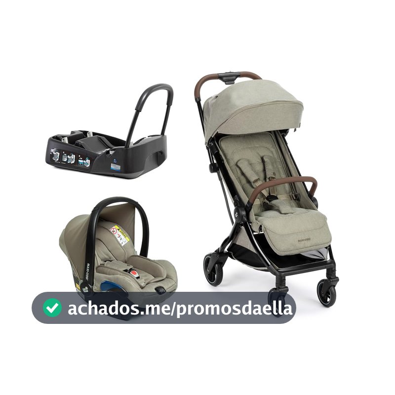 Travel System Maxi-Cosi, Eva³ Luxe Trio, Twilic Truffle