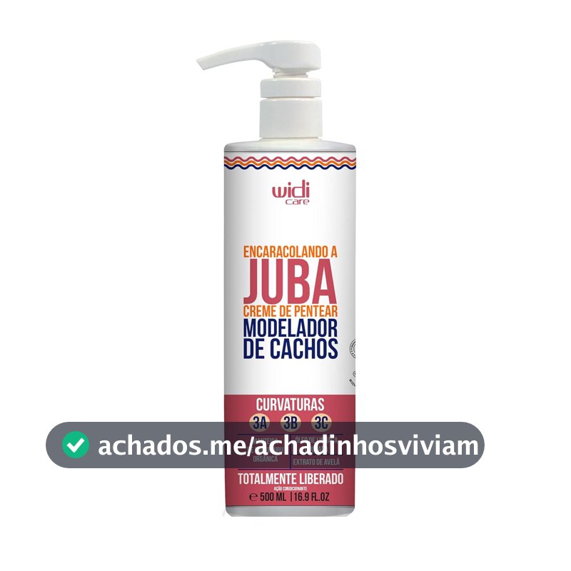 Widi Care Creme de Pentear Encaracolando a Juba 500ml