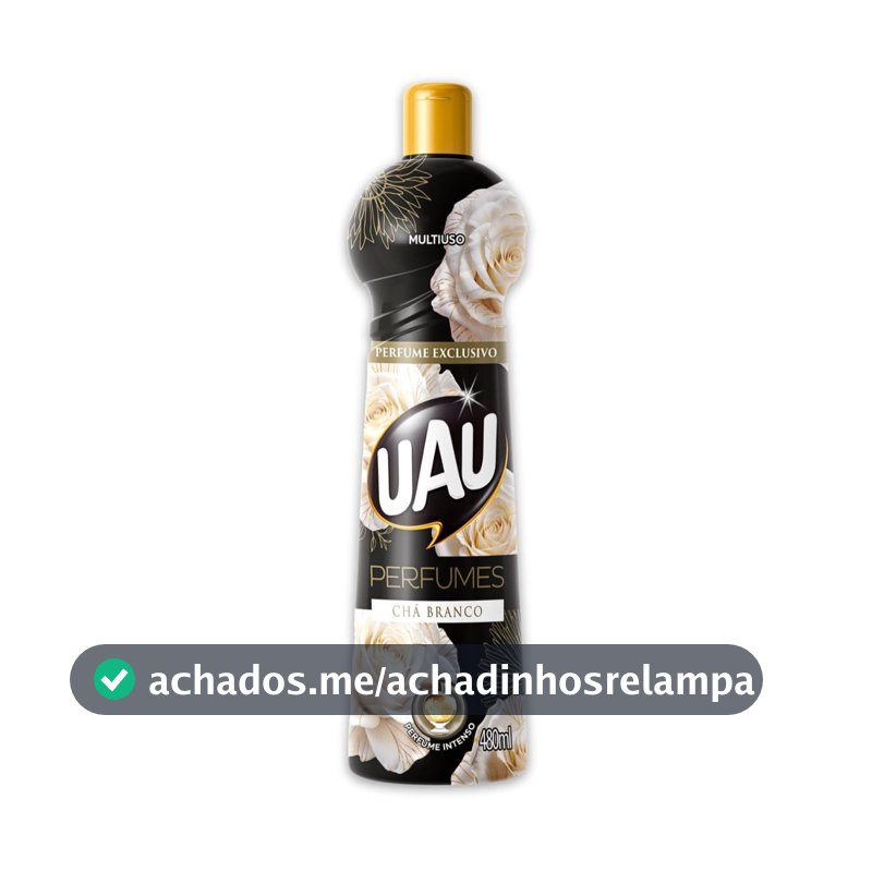 Multiuso 480ml UAU Ingleza Perfume Chá Branco Limpador