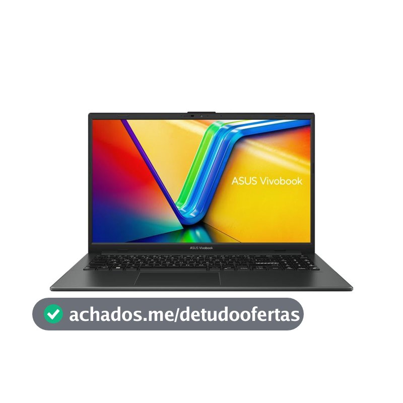 Notebook ASUS VivoBook Go, 15 AMD Ryzen 5 7520U, 8 GB, 256 GB SSD, W11 Home Tela 15,6" FHD, Mixed Black - E1504FA-NJ825W