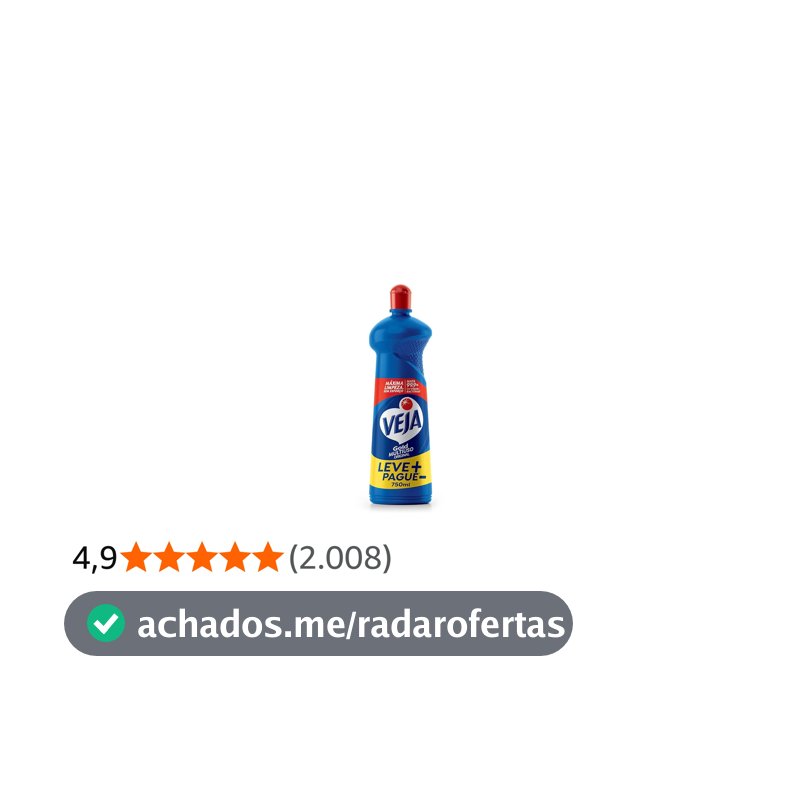 Limpador Multiuso Veja Gold Original 750ml Embalagem Econômica