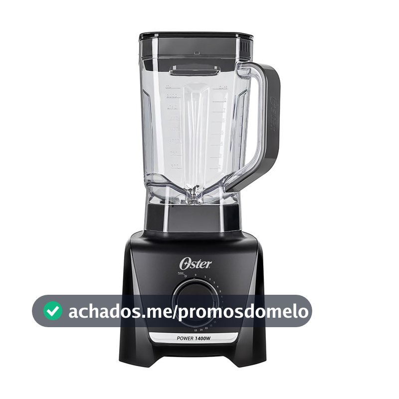 Liquidificador 1400 Full Oster Preto 3,2L - 127V