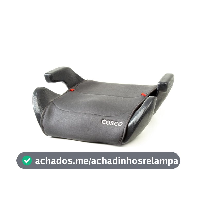 Cosco Kids, Booster Clippy, até 36kg, Cinza