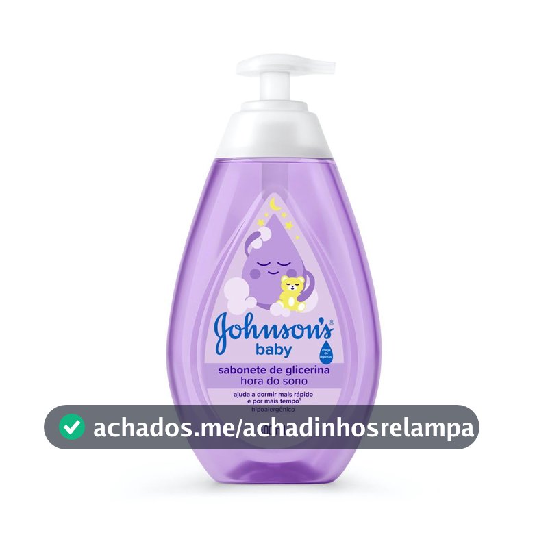 Sabonete Líquido Johnson's Baby Hora do Sono, Lavanda, 400ml