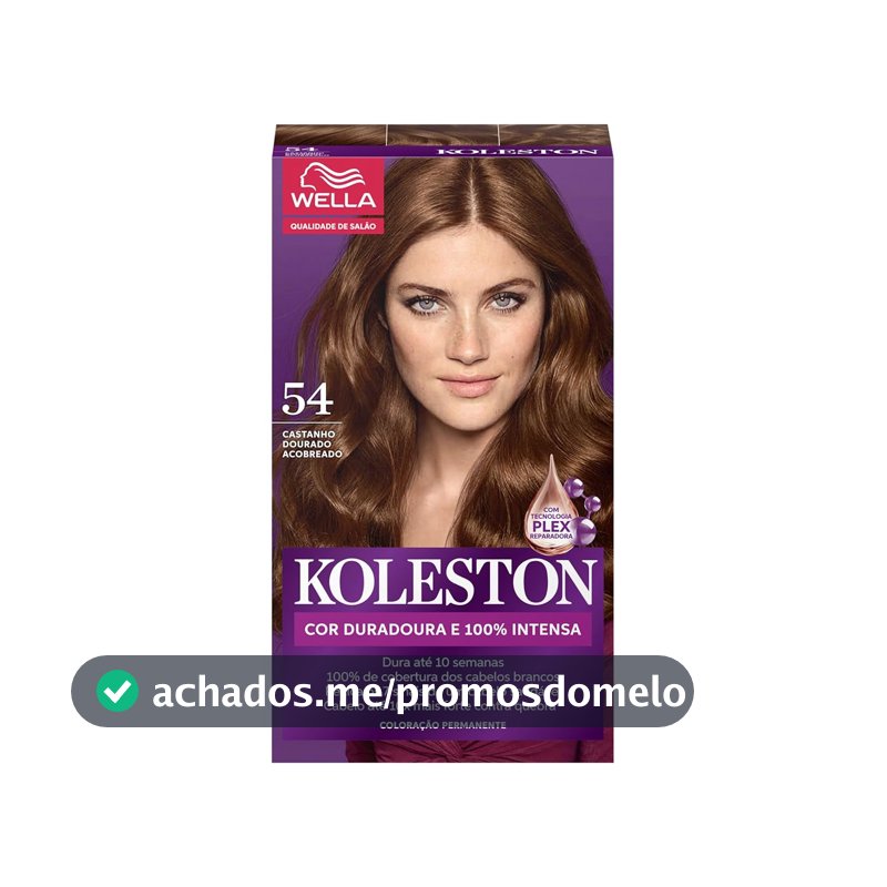 Koleston Tintura 54 Castanho Dourado Acobreado.