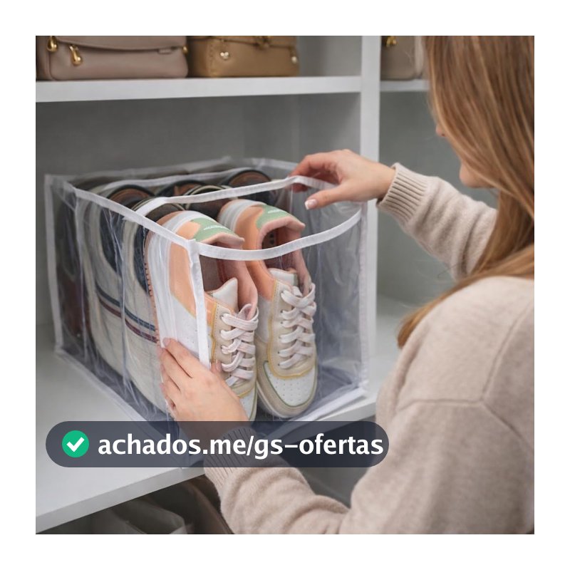 Kit Colmeia Organizadora de Gavetas, Plástico Branco, Retangular, tamanhos P, M, G, GG para calcinhas,cuecas,meias roupas de bebê organizador de roupas. (1, Sapato/Tênis 30x25x43cm)