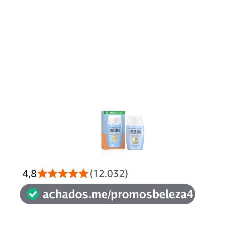 ISDIN Protetor Solar Facial Fusion Water 5 Stars