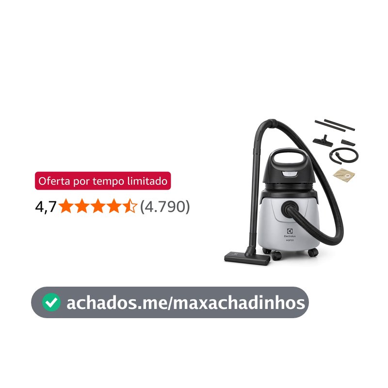 Electrolux Aspirador água pó limpeza profunda função sopro 1400W A10N1 127V