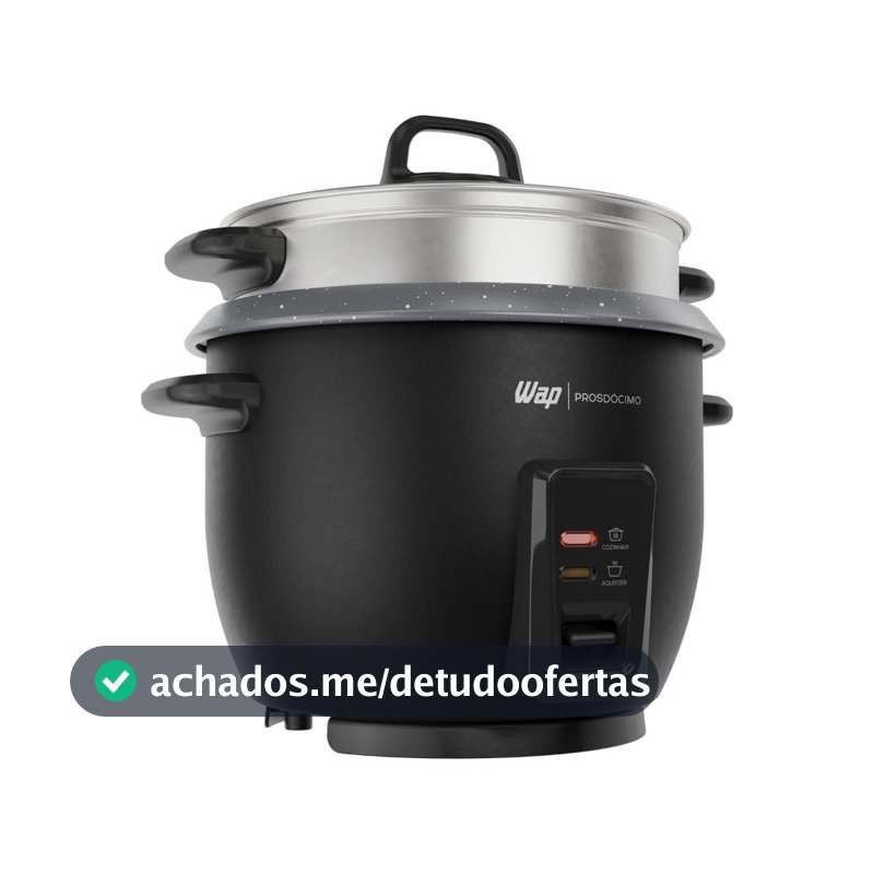 WAP Panela de Arroz Elétrica WRC1000 2 em 1 Vapor 127V