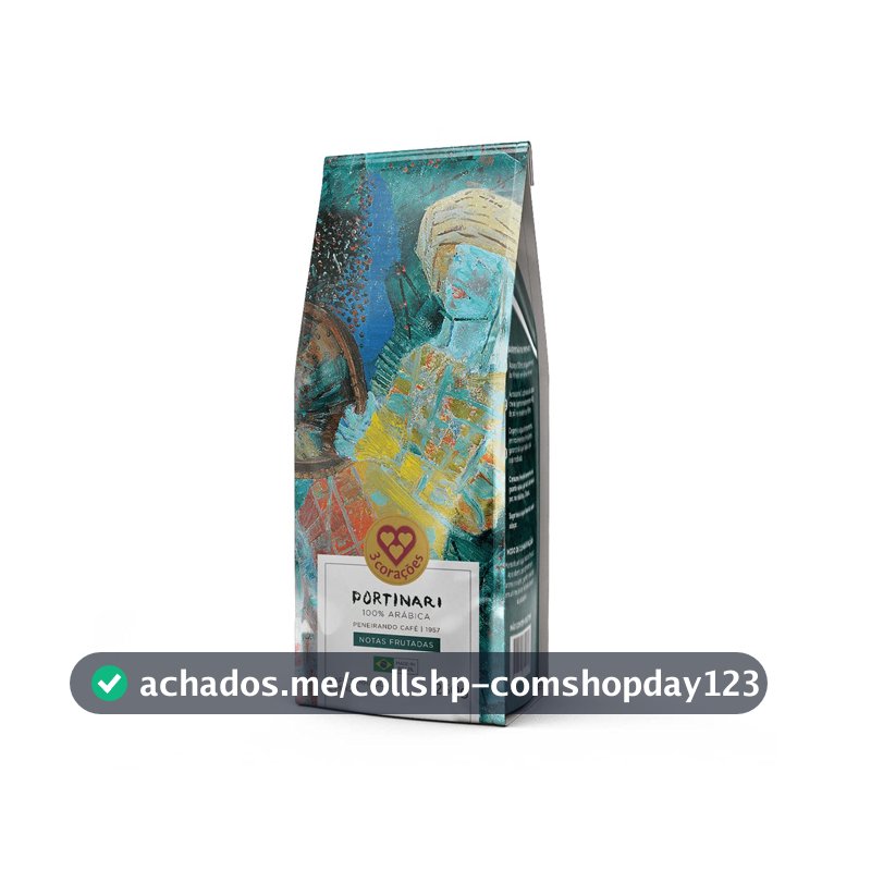 3 Corações Café Torrado e Moído Gourmet Portinari, Notas Frutadas, 250G