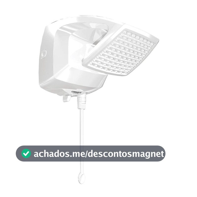Ducha Futura Eletrônico 220V, 7500W, Lorenzetti 7531292, Branco