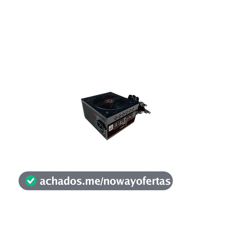 Fonte Husky Sledger 550W, 80 Plus White, PFC ativo, Bivolt - HFN550PT