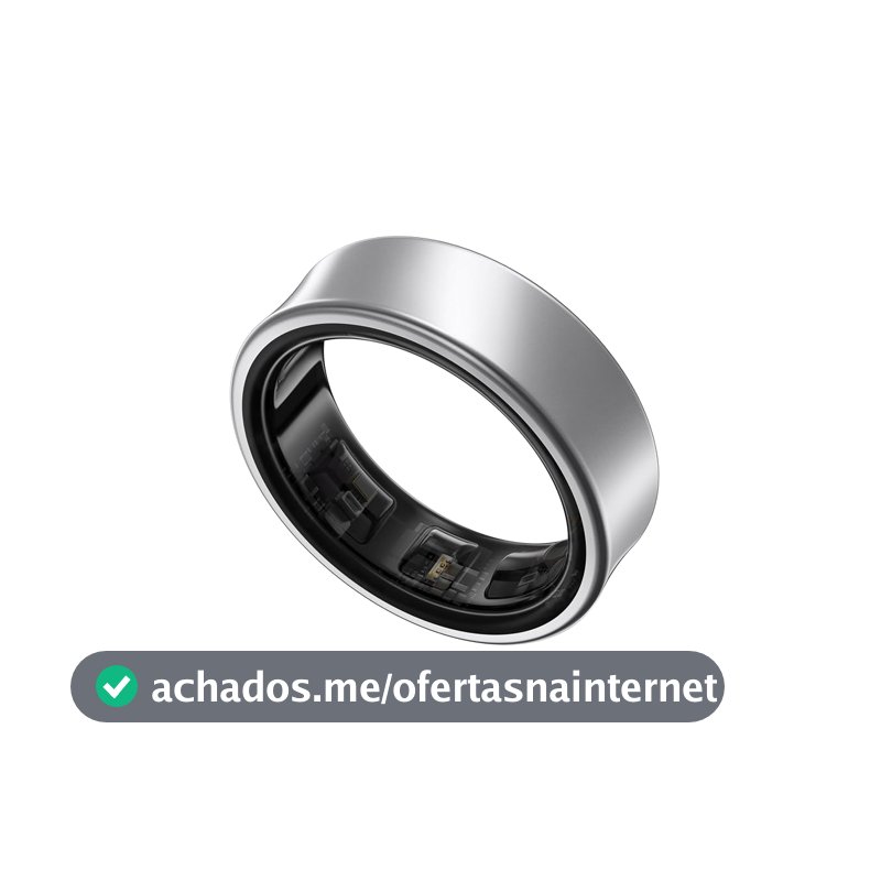 Samsung Galaxy Ring Tamanho 6, Monitor de treino, rastreador de sono, bateria de até 7 dias, Material em titânio - Titânio Prata