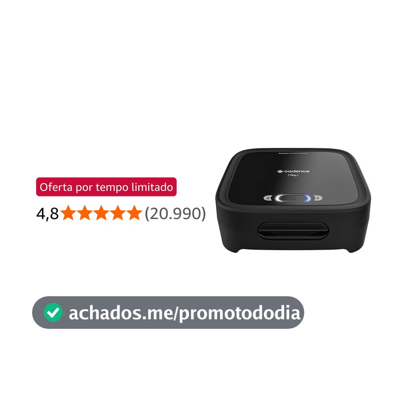 Sanduicheira Elétrica Cadence Click - 127V