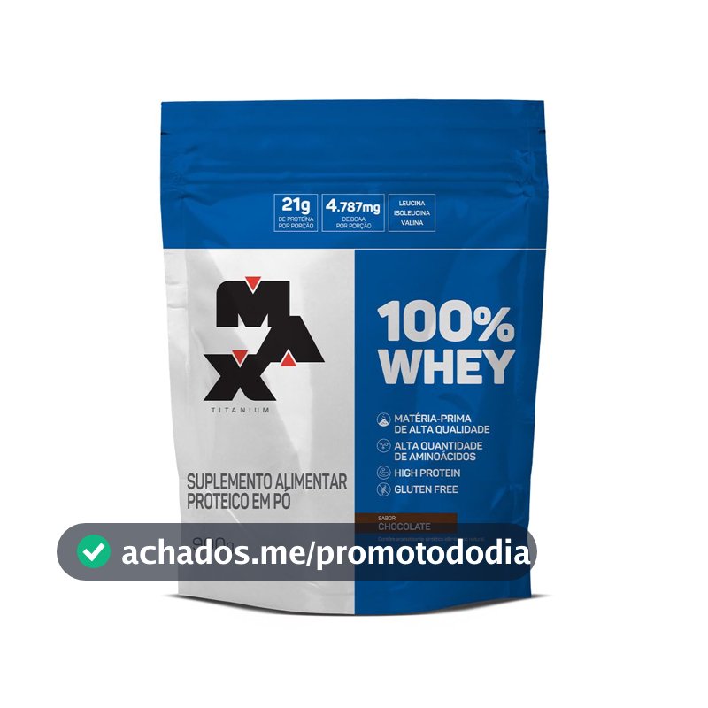 100% Whey Refil (900g) - Chocolate, Max Titanium