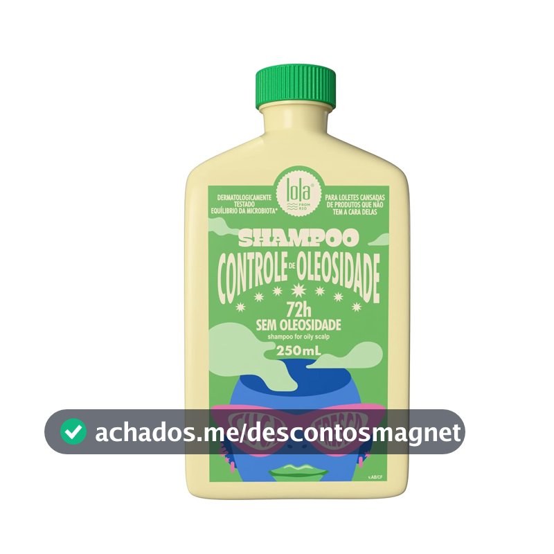 Shampoo Controle de Oleosidade Cuca Fresca 250 ml - Lola from Rio
