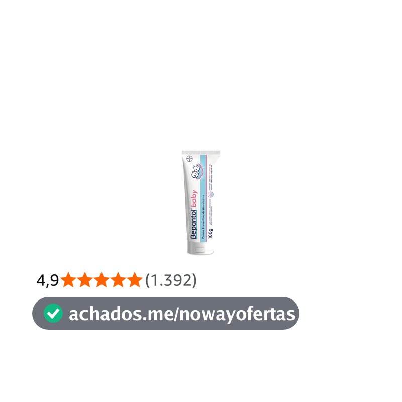 Bepantol Baby Pomada Assadura Bebe, Hipoalergênica, 100g