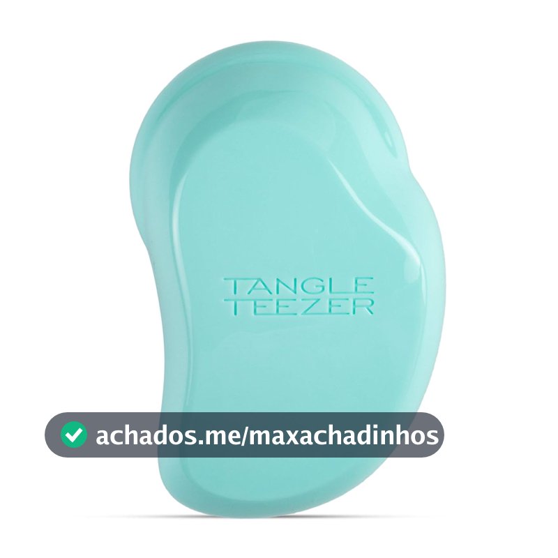 Tangle Teezer - Escova de cabelo desembaraçadora The Original Mini para todos os tipos de cabelo, úmido e seco. Cor: Verde água
