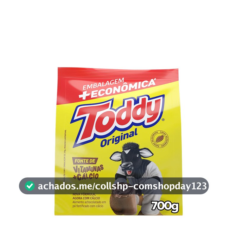 Achocolatado Em Pó Original Toddy 700G + Econômica