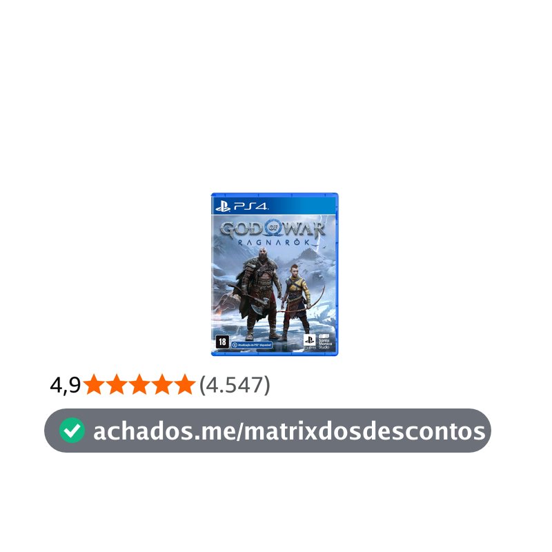God of War Ragnarök - Edição Standard - PlayStation 4