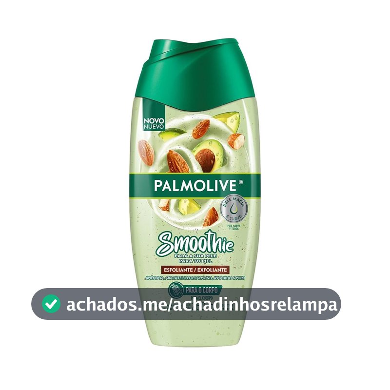 Palmolive Sabonete Líquido Para o Corpo Smoothie Esfoliante Amêndoa, Abacate e Leite 250ml