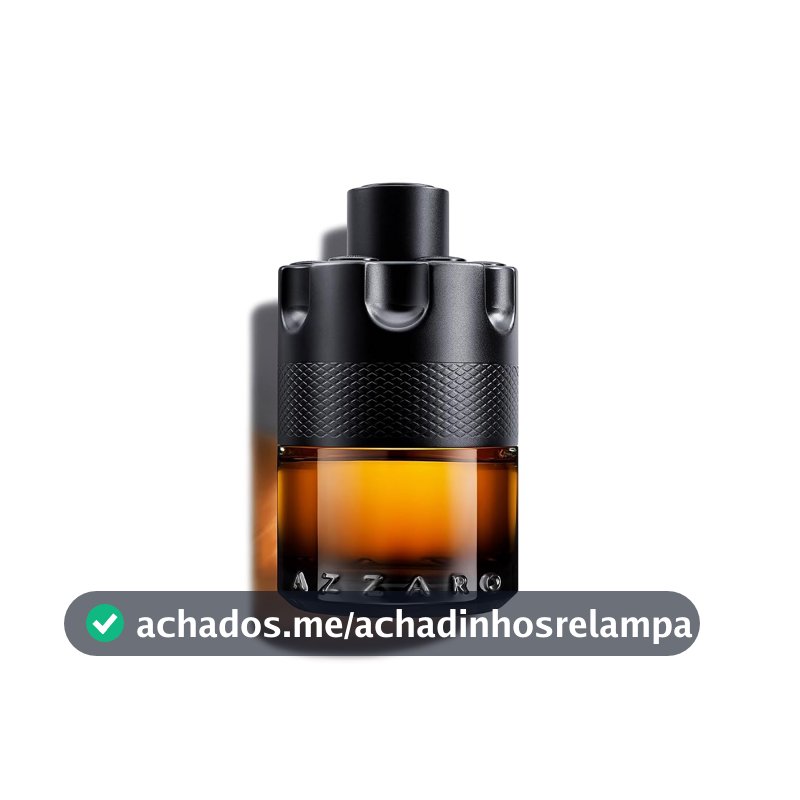 Azzaro The Most Wanted Parfum, Perfume Masculino Fougère Ambarado Especiado, Fragrância Intensa e Magnética com Gengibre Vermelho e Baunilha Bourbon Sustentável, 50ml
