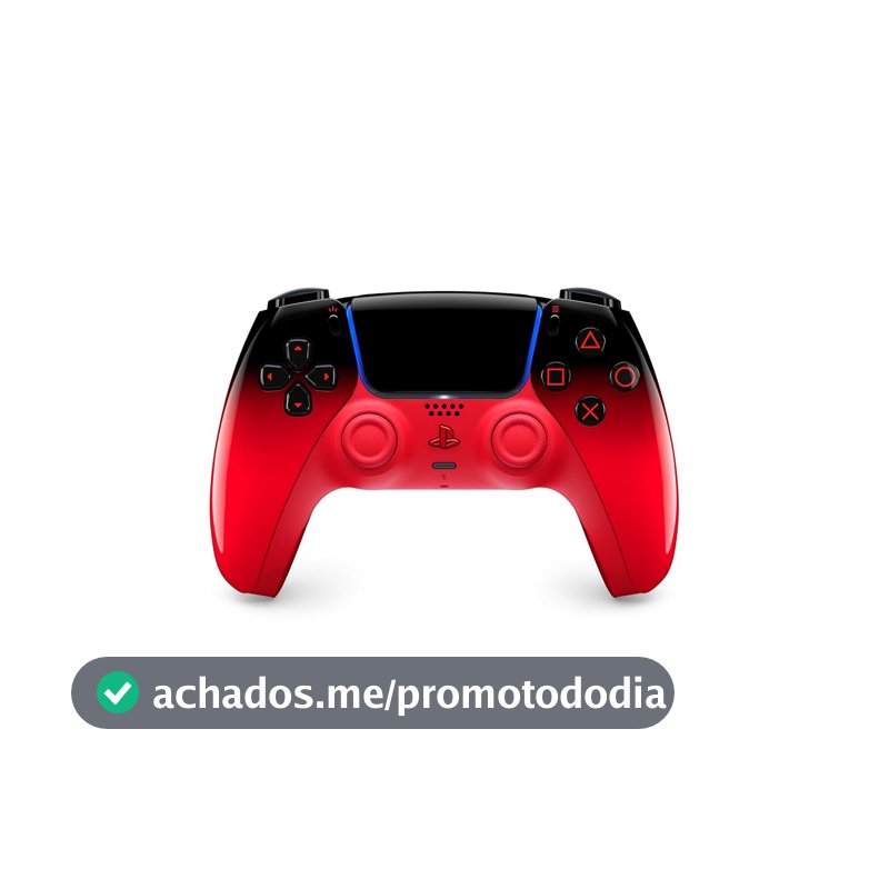 Controle sem fio PlayStation DualSense™ – Techno Red