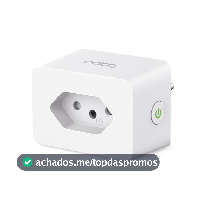TP-Link Tapo P110 Tomada Inteligente Wi-Fi, bivolt 10A/2400W, monitoramento de energia, economia, proteção, controle remoto, Alexa, Google e SmartThings