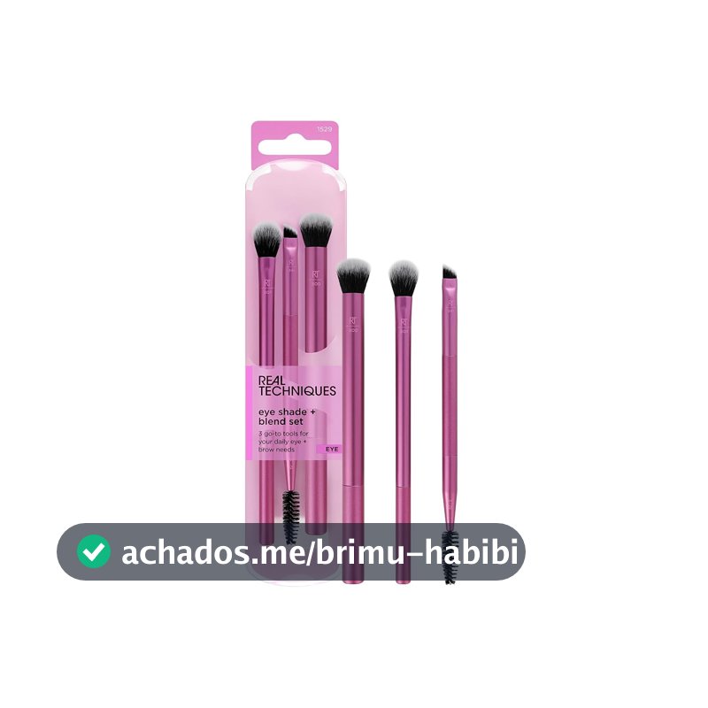 Real Techniques Pincel para Sombra e Pincel para Aplicação de Cores, Roxo