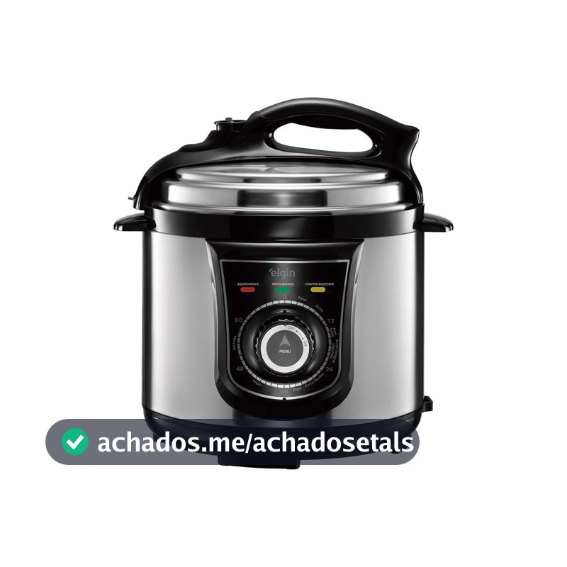 Panela de Pressão Elétrica Elgin 4 Litros Segura e Prática 840W 220V