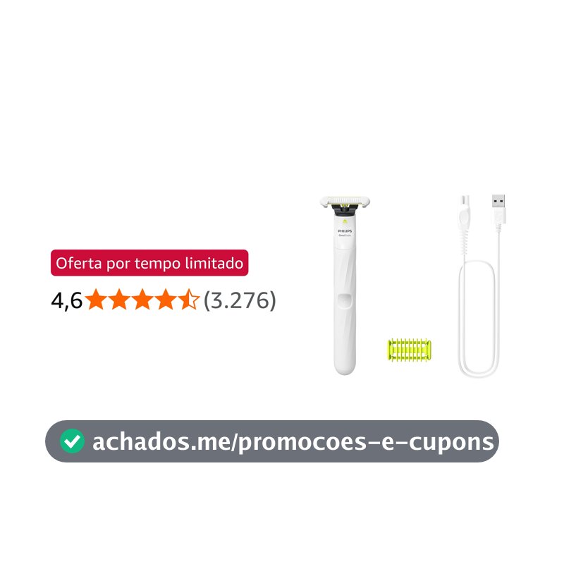 Philips OneBlade Intimate Aparador de Pelos Íntimos para Mulheres