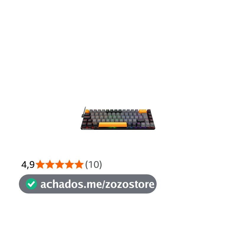 Teclado Mecânico Gamer Machenike K500-B68 RGB, Aluminio Hot-Swap, Switch Red, Cinza, ABNT2 C/fio