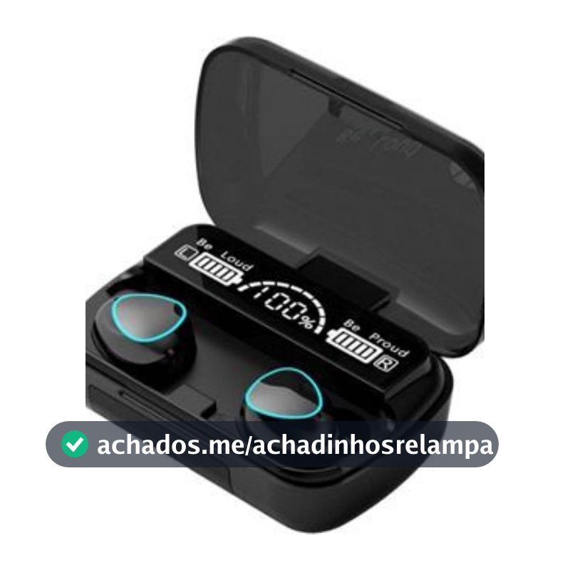 Fone de ouvido sem fio POTIPO M10-TWS Bluetooth 5.1, fone de ouvido intra-auricular à prova d'água IPX7, microfone estéreo com redução de ruído, adequado para esportes, jogos, viagens