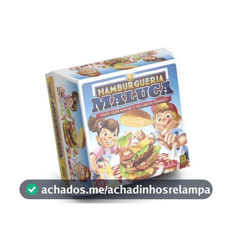 Grow, Jogo Hamburgueria Maluca, a partir de 5 anos