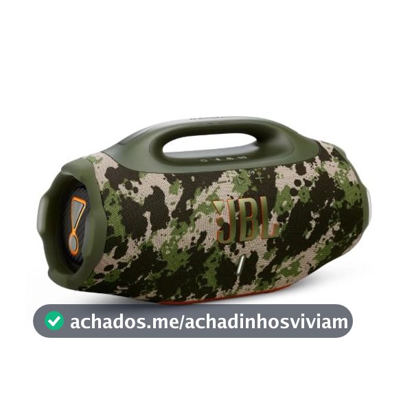 JBL, Caixa de Som, Boombox 4, Bluetooth, Som Pro, AI Sound Boost, Graves Personalizáveis, Bateria de até 34H, IP68, Áudio Lossless Squad